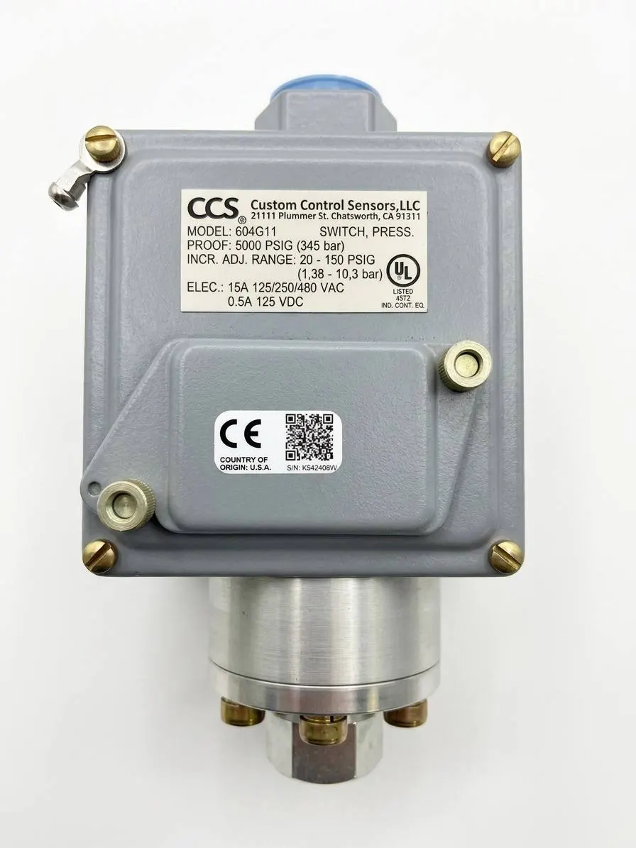 CCS 604G11 Pressure Switch
